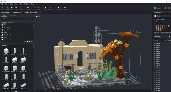 vue du logiciel stud.io