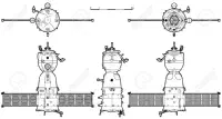 Plan de la capsule Soyouz